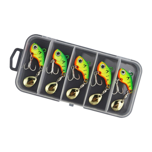 5Pcs Long Casting Fishing Lures With Hook Artificial-Farbe 2