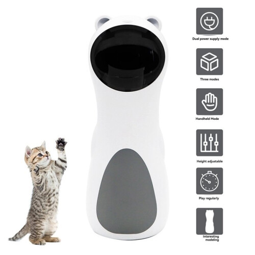 Automatic bear cat ticker Interactive  Teasing Pet Intelligent electric rotating cat baiter Automatic Cat Toys 2