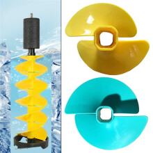 IJsboorbit Ventilatorblad Nylon Boor met Adapter Vlotter Ijsboorbit Ventilatorbladen Elektrisch Gereedschap Boorbits 6 Inch Blauw