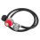 Propane Pressure Regulator with Adjustable Control and Gauge for BBQ Grill Standard Connection 1