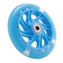 4Pair 120mm Children Scooter LED Lights Flashing Wheels with Bearings Front/Rear LED Flashing Scooter Wheels,
