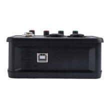 10X TEYUN Q-12 Ljudkort Ljudmixer Ljudkort Konsol Skrivbord Systemgränssnitt 4-Kanals 48V Power Stereo Datorljudkort