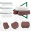 20 Pcs Buffing Pad Polishing Wheel Kits with 6Pcs Rouge Compound with 1/4 Inch Handle 5