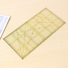 2X Cutting Ruler Multi-Purpose Quilt Ruler DIY Garment Design Drawing Cutting Ruler Sewing Mat Kits 30 x 15cm