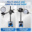 Magnetic Base Dial Indicator Kit with 22 Test Tips and Adjustable Long Arm for Lathe/Milling/Vibration Measurement 2