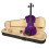 4/4 Full Size Solid Wood Acoustic Violin for Students Beginners with Balanced Tone and Stable Tuning 4