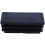 Plastic Rectangle Blanking End Tube Caps Inserts 25x50mm 240pcs Black 2