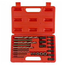 Juego de 25 Extractores de Tornillos para Tornillos Rotos y Pernos, Herramienta Fácil de Quitar.