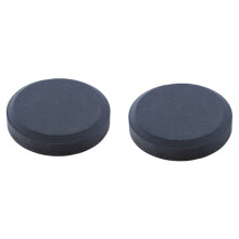 2X Double Sided Dual Grit Puck Sharpening Stone Axe/Knife/Tool/Blade Multi-Purpose Sharpener - Charcoal Gray