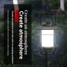 Outdoor Camping LED Hanging Waterproof Tent Light Stepless Dimming Adjustable Rechargeable Camping Equipment
