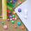 2 Set Silicone Beads, Silicone Loose Beads for Keychain Making Round Rubber Beads Polygonal 2