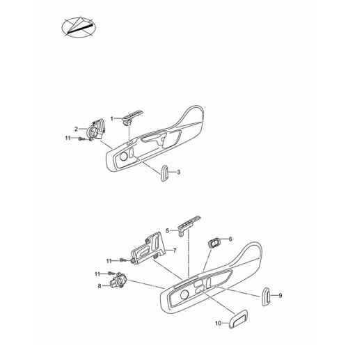 2X 3GD 959 769 A /3GD959769A Driver'S  Adjustment Memory  Button for   B8 Arteon 1