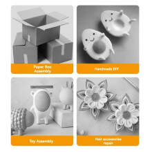 Cordless Hot Melt Glue Gun Child Hand Crafts Home DIY Repair Use 7mm 10 PCS Glue Stick Wireless Glue Gun