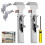 Drawer Clamp, Claw Clamps for Cabinets, with Large Clips, Silver 2