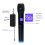 Multifunctional Wireless Microphone Cordless Handheld Mic LCD Display Microphone 2
