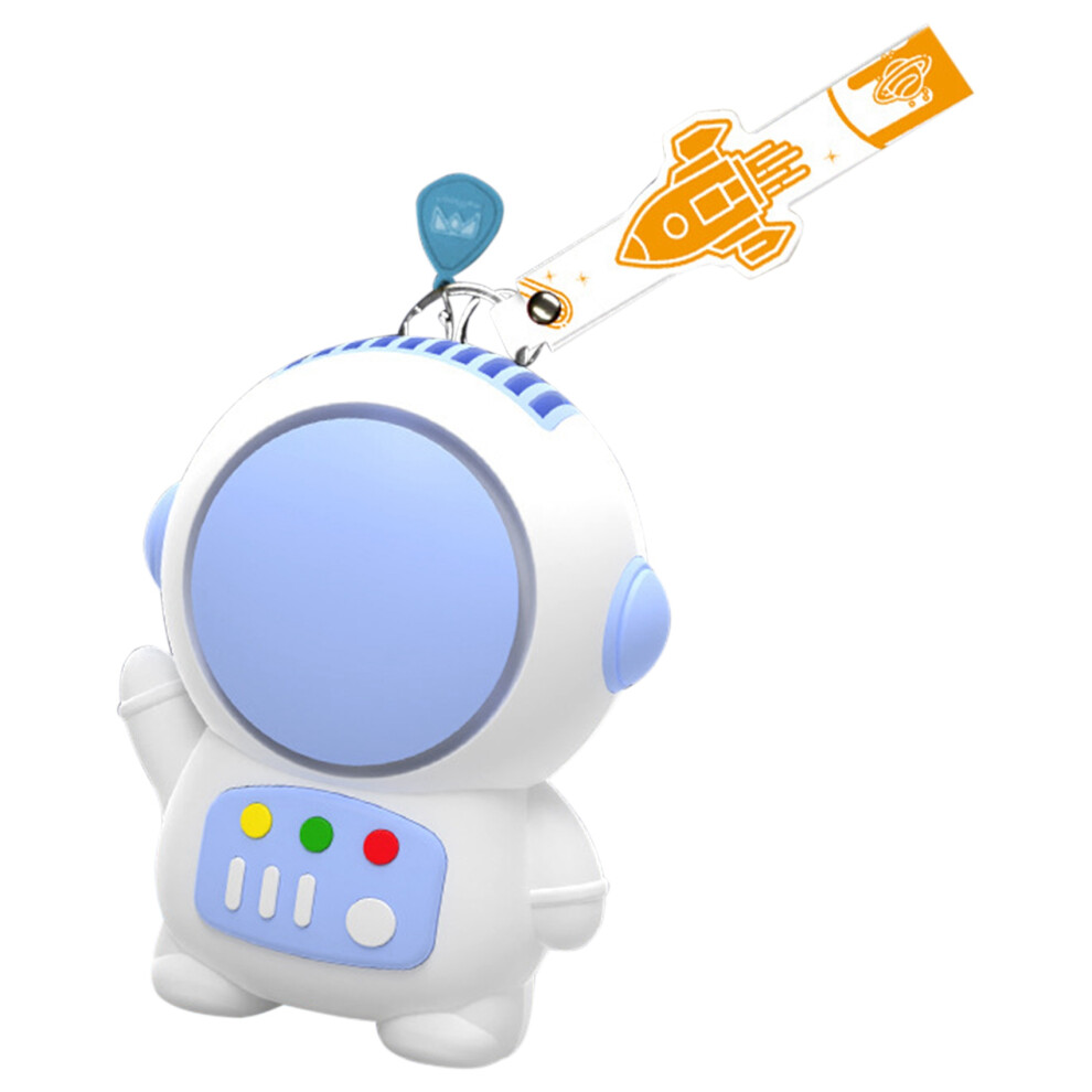 Cartoon Astronaut Handheld Fan Portable Leafless Silent Usb Charging Fan For Home Office School 4712369528489
