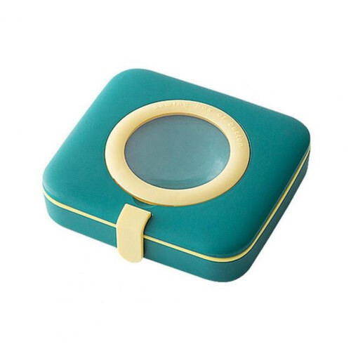 Storage Double-Layer Sewing Box Set with Magnifying Glass Classification Storage Household Set Sewing Supplies A