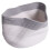 2X Cotton Rope Storage Baskets Bin Storage Square Organizer Foldable Decorative Woven Basket with Handles, D 3