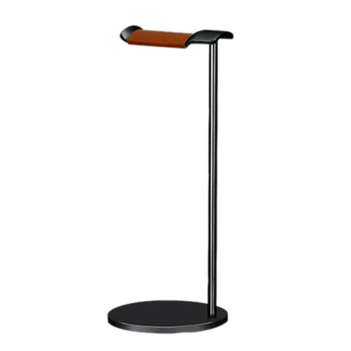 2X Curved Headphone Stand Rack Sturdy Metal Gaming Headset Earphone Holder Hanger with Solid Base,A 1