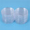 60 Pcs Small Round Transparent Plastic Coin Capsules Box 33mm 5