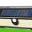 190 Light Warning Light Solar Wall Light Human Sensor Light Waterproof Garden Light Outdoor Light 6