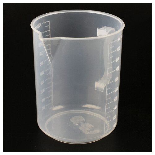 3X 1000Ml Transparent Graduated Beaker with Handle 2