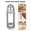 Square Hole Drill Bit Adapter Drill Bit Fixing Bracket Professional Attachment Joint Bit for Hand Electric Drill 2