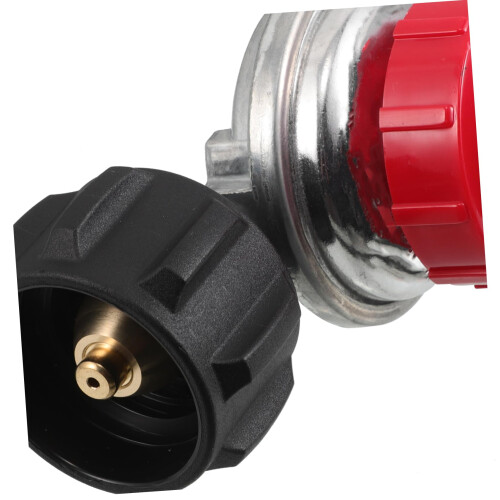 Propane Pressure Regulator with Adjustable Control and Gauge for BBQ Grill Standard Connection 2