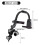 3.5X Headwear Magnifier with Headlight HD Optical Instrument Magnifying Lens Light EU Plug 6