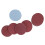 100 Aluminium Oxide 3in Sanding Pads 18