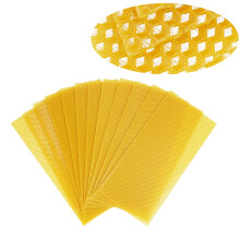 Beehive Foundation Sheets 30 Pack 8x16 Wax Coated for Easy Frame Installation and Fast Comb Building