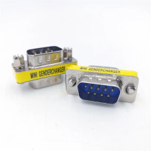 DB9 to DB15 Female to Female Adapter RS232 to VGA Connector Compact Durable DSub Converter 1Pcs
