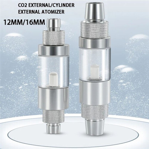 Aquarium CO2 Diffuser Observable Snel in Te Brengen Anti-Reflux Aquarium CO2 Vernevelaar Diffuser 16mm