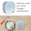 4-Pack Octagon Elektrisk Box Lock, Galvaniserat Stål Metall Kopplingsbox Lock, Outlet Box Lock för Octagonal Box 5