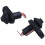 25 Pieces Black Door Lamp Light  Mounting for Car 3