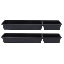 Poultry Feeder Trough Set with AntiSlip Base, Easy Clean Dual Design for Backyard Chicken Coop