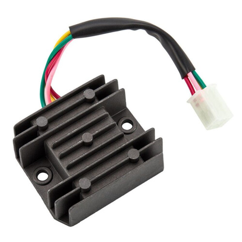 3X Universal 4 Wire Full Wave Black Motorcycle Regulator Rectifier 12V  Bike Quad 2