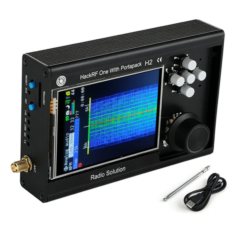 Portapack H2 Set For Hackrf One, Havoc, 0.5Ppm Tcxo, 3.2 Inch Touchscreen, Battery, Metal Case 9330225985075