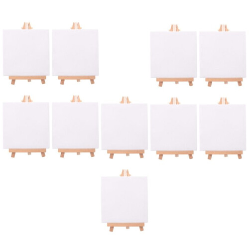 50 Set Artists  Canvas Set Painting  DIY Drawing Small Table Easel Gift 2