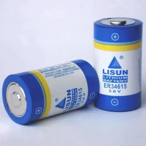 2pcs ER34615 3.6V 19000mAh D Size Lithium Battery Long Runtime for PLC Programmer 2