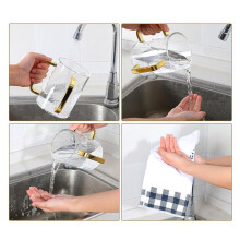 2X Hand Washing Cup with Dual Handles 5Inch Acrylic Clear Negel Vasser Washing Cup for Netilat Yadayim Jewish Ritual