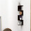 2X Wall Mounted Corner Storage Rack Classic Wall Rack 5 Layers Semicircular Partitions A 4