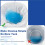 200 Pcs Commode Absorbent Pads for Bedside Toilet Chair Bucket, Commode Liners Pads, Disposable Bedside Commode Pads 6