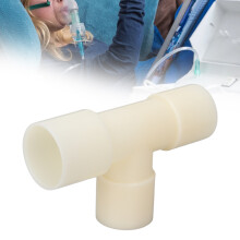 Universal Plastic Breathing Machine Adapter for Anesthesia, Tee Connector