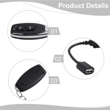 2X DC5V 433Mhz USB Trådlös RF-Fjärrkontrollbrytare Drivrutin Ström på AV för LED-Ljusremsa Läslampa Ljusfläkt