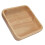Square Rubber Wood Salad Bowl 21cm, Thick, Kitchen Tableware 1