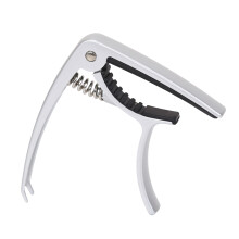 E-Gitarren-Capo-Ton-Clip, Metall-Schnellwechselklemme,-Silber