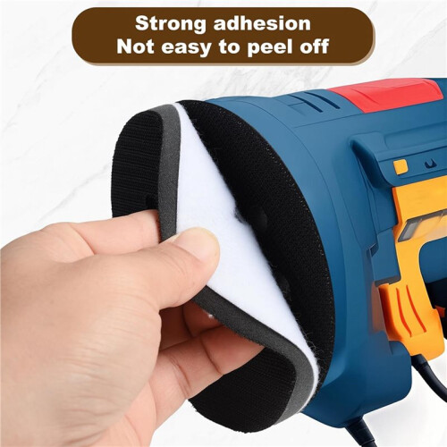 5 Inch 8 Holes Soft Density Interface Pads Hook and Loop Sponge Cushion Buffer Round Backing Pad Foam Sanding Pads 8Pack 2