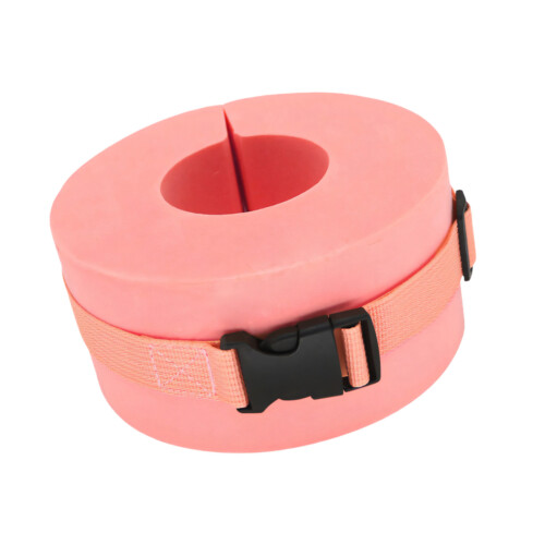 Foams Swimming Floating Rings Solid Color Ankles Arm-Pink