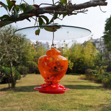 2X Glass Squirrel Baffle for Bird Feeders Pole - Shepherd Hooks/Post Hanging - Clear 13Inch Large Weather Guard